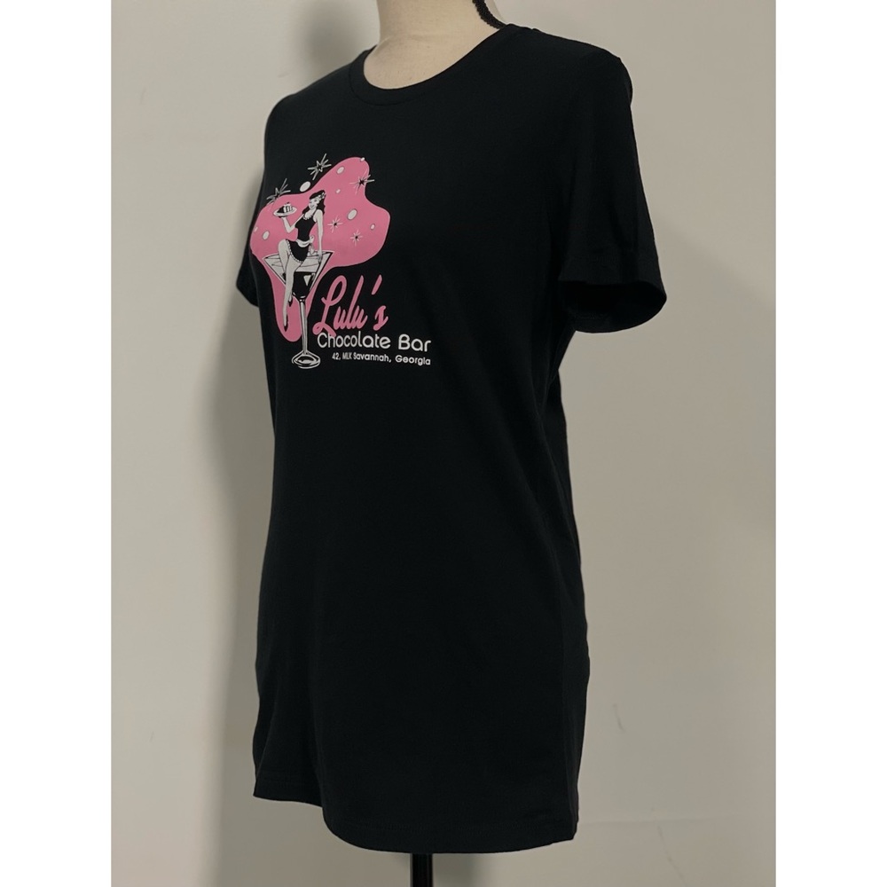 Bella + Canvas Airlume Jersey Graphic Short Sleeve T-Shirt Black Size XL - Picture 3 of 4
